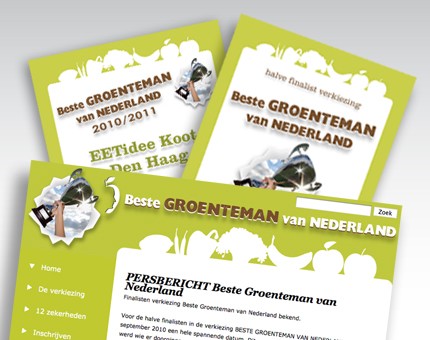 Beste groenteman van Nederland, promotie-website voor de verkiezing tot Beste groenteman van Nederland 2010/2011